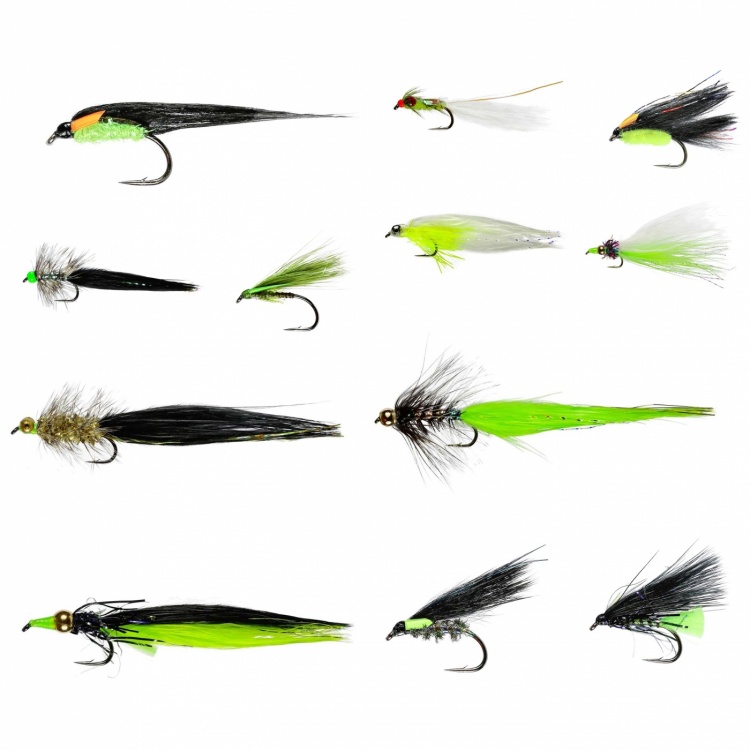 Caledonia Flies Barbed April Stillwater Lure Collection #10 Fishing Fly Assortment